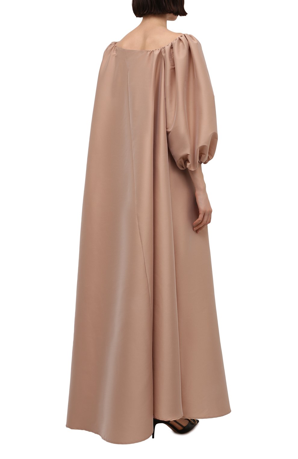 Платье BERNADETTE бежевого цвета по цене 117500 руб., арт. PS22-RTW-DRESS-NATH-TAF-1, фото 4 Платье BERNADETTE, арт. PS22-RTW-DRESS-NATH-TAF-1, фото 4