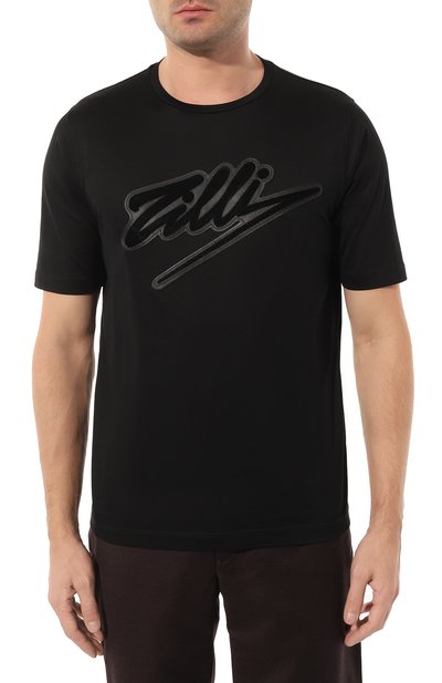 Хлопковая футболка ZILLI, арт. TSR001M0110VZS000, фото 3