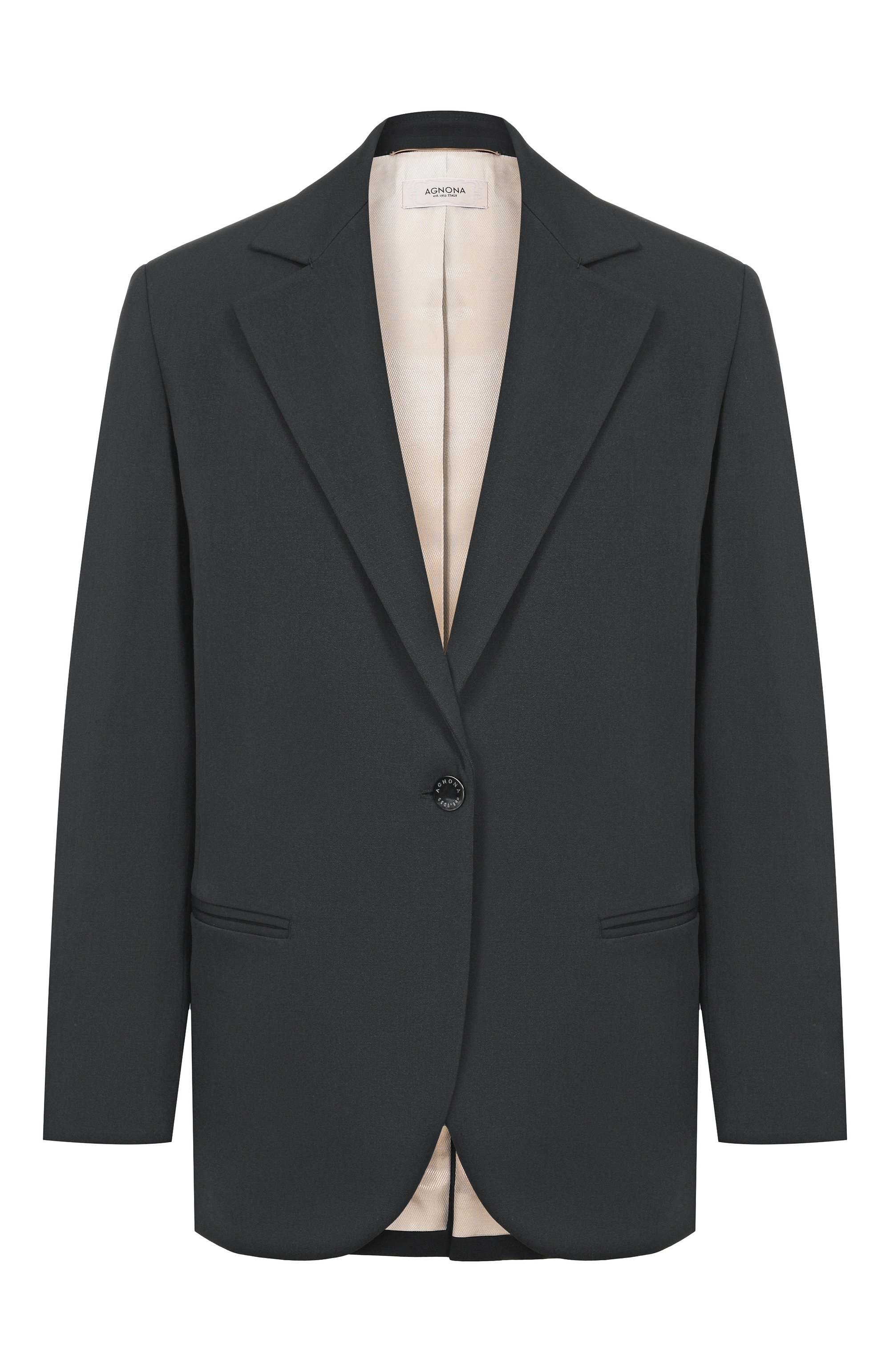 Шерстяной жакет AGNONA темно-зеленого цвета по цене 353500 руб., арт. TX1002E/UW022E, фото 1 Шерстяной жакет AGNONA, арт. TX1002E/UW022E, фото 1