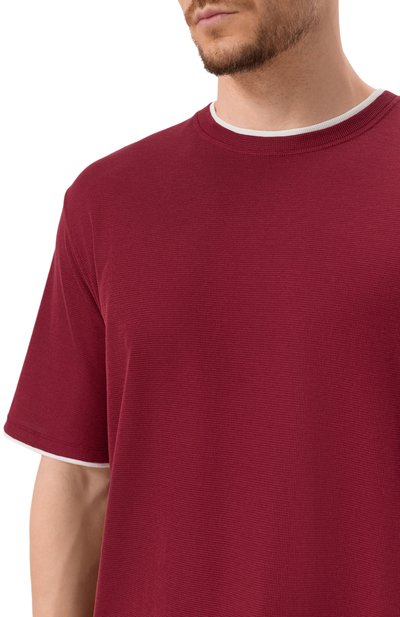 Футболка из хлопка и шелка STEFANO RICCI, арт. MNH5204390/CTK01S, фото 5