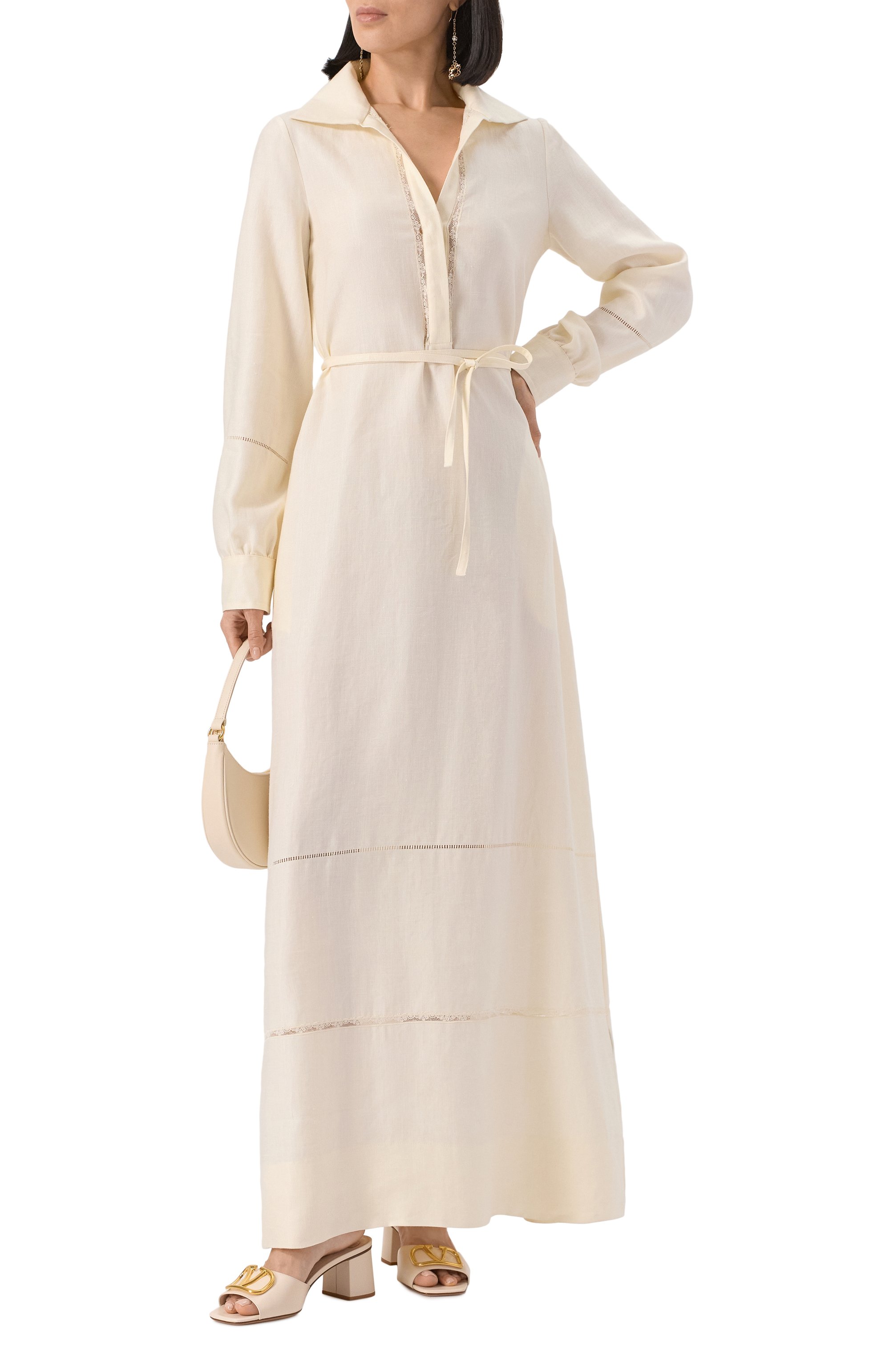 Платье изо льна и шелка MVST, арт. 25E/X2P/0/H011/5546, фото 2