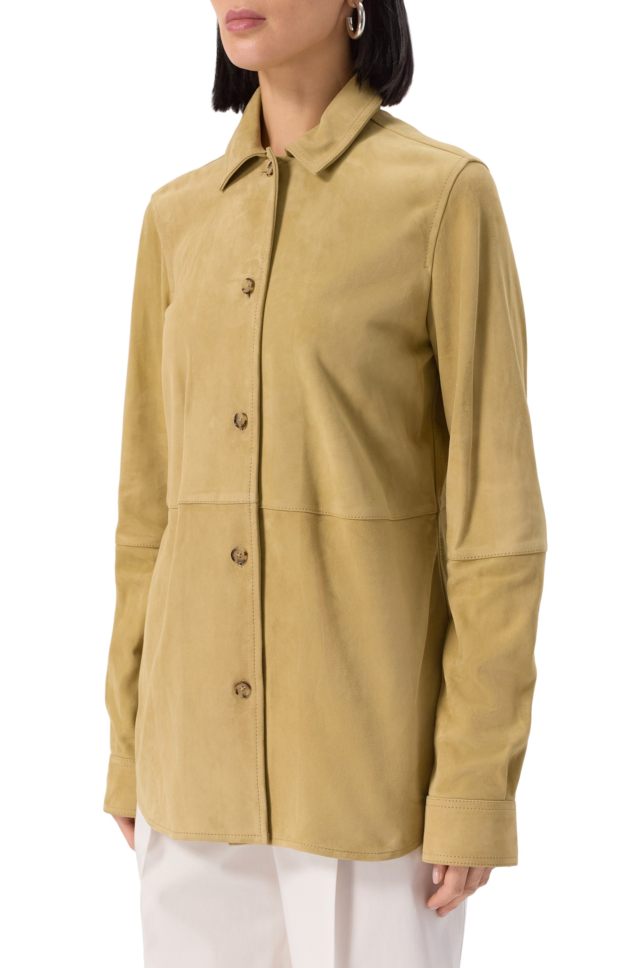 Замшевая куртка-рубашка TOTEME, арт. 242-WRT1768-LE0005, фото 3