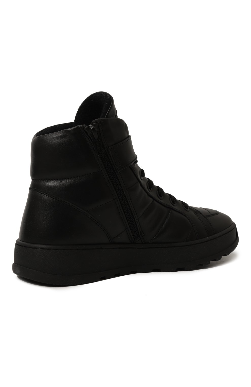 Кожаные кеды MISSOURI черного цвета по цене 29950 руб., арт. 41306 B/35-40, фото 3 Кожаные кеды MISSOURI, арт. 41306 B/35-40, фото 3