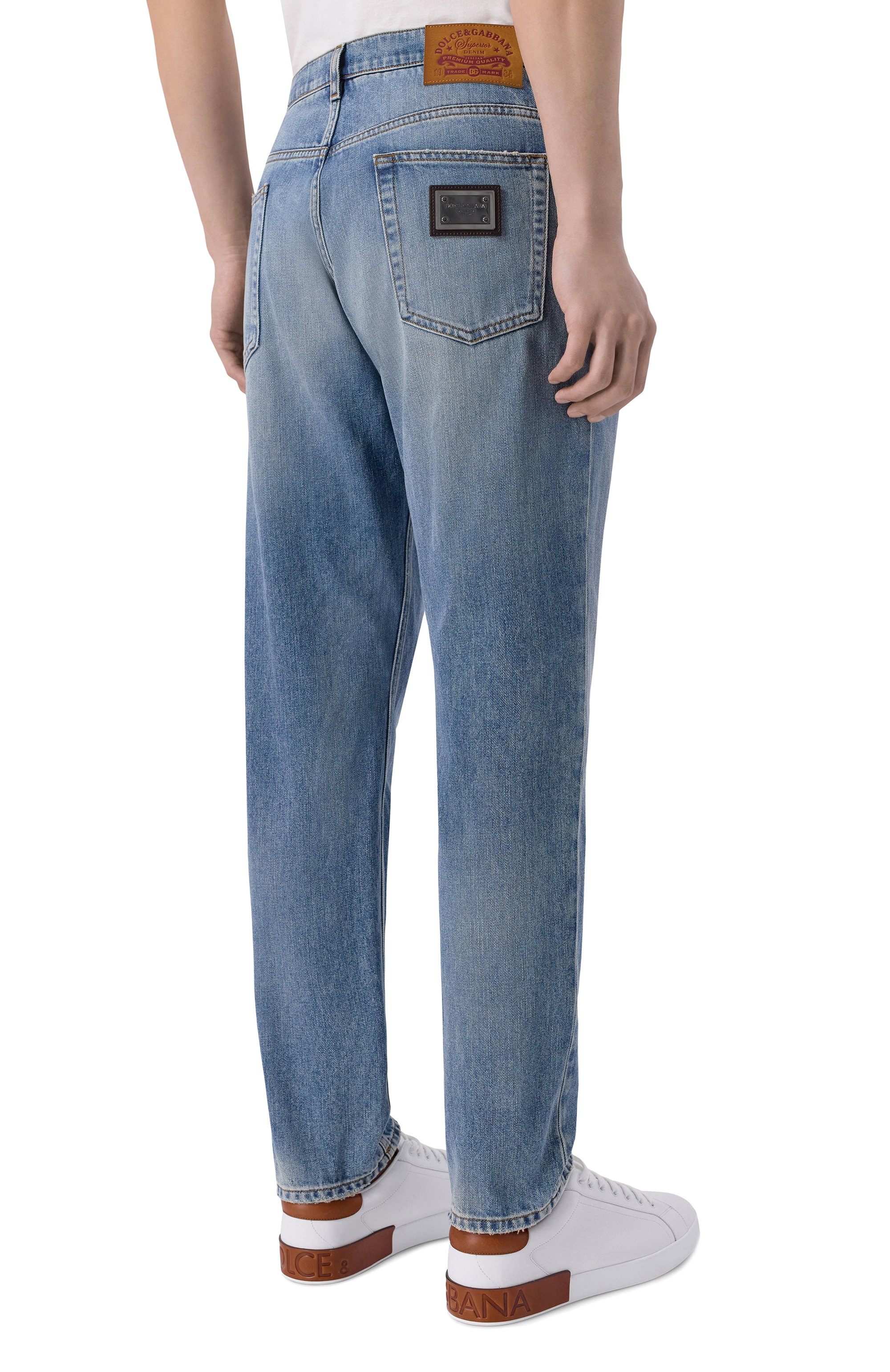 Джинсы loose DOLCE & GABBANA, арт. GYJDAD/G80V8, фото 4