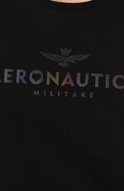 Хлопковая футболка AERONAUTICA MILITARE, арт. 222TS2031DJ496, фото 5