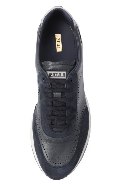 Кожаные кроссовки ZILLI, арт. H0291AM1250VZEV12, фото 5