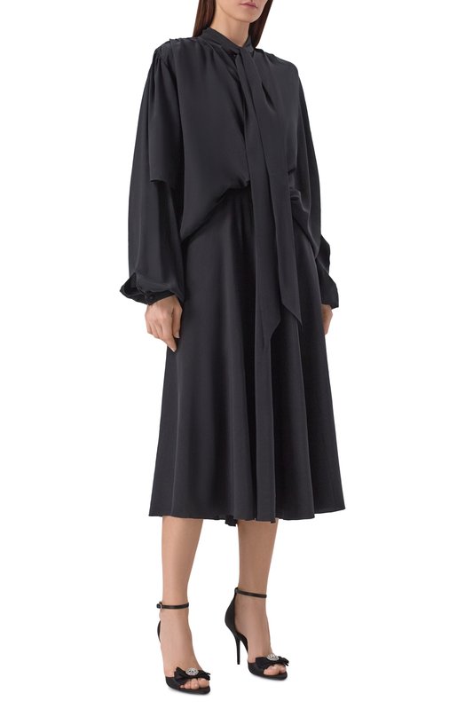 Текстильные босоножки Balenciaga 854051/W1WM1 Чёрный  854051/W1WM1 Фото 3