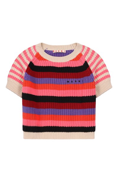 Хлопковый пуловер MARNI, арт. M01739/M00X1