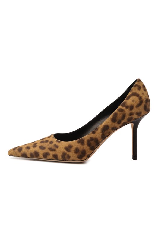 Кожаные туфли Love 85 Jimmy Choo L0VE 85/L0P Леопардовый  L0VE 85/L0P Фото 4