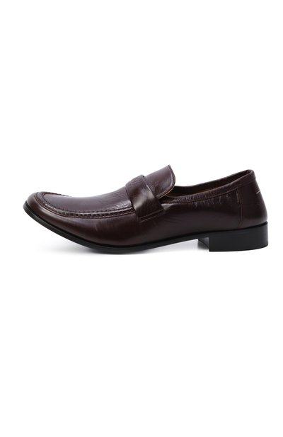Кожаные лоферы swing-toe MM6, арт. S66WR0034/P7560, фото 4