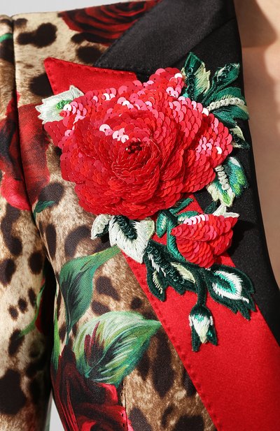 Шелковый жакет DOLCE & GABBANA, арт. F293SZ/HS1Z2, фото 5
