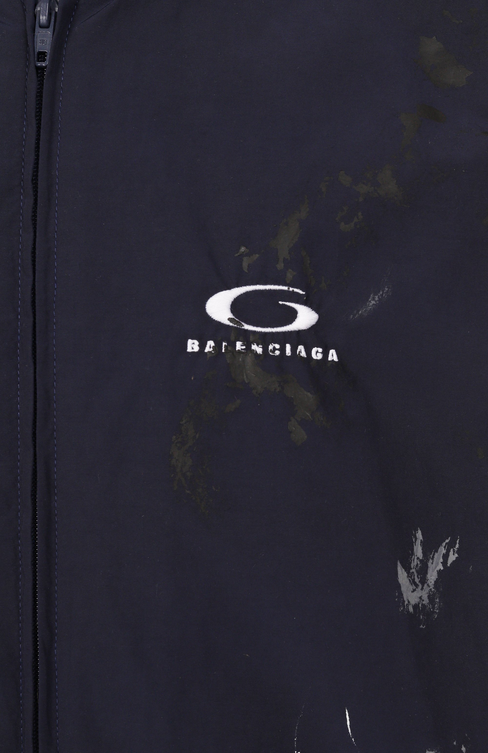 Куртка BALENCIAGA темно-синего цвета по цене 299000 руб., арт. 814394/TPQ38, фото 6 Куртка BALENCIAGA, арт. 814394/TPQ38, фото 6