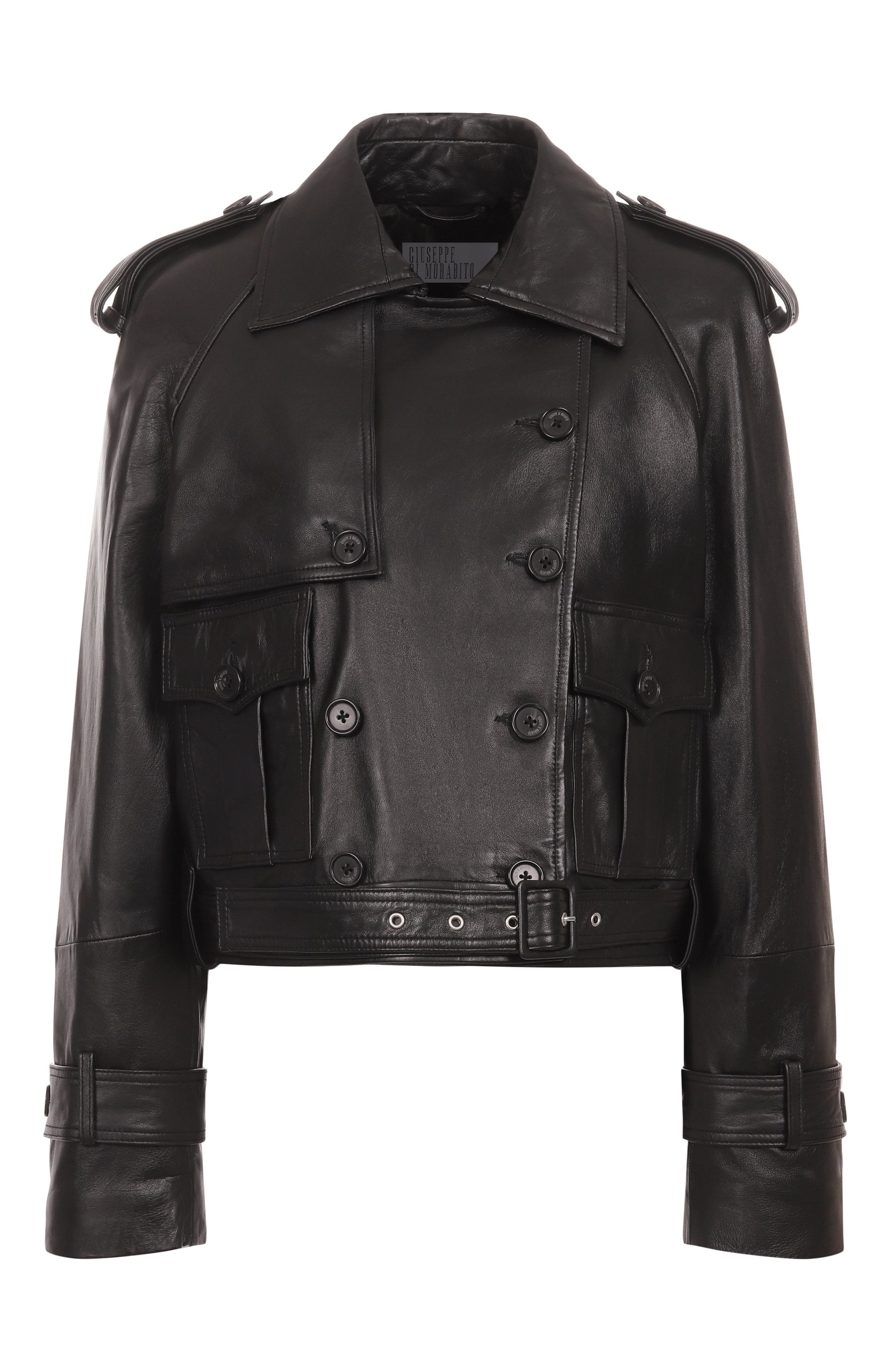 Кожаная куртка GIUSEPPE DI MORABITO, арт. 04SSJA117P 04451, фото 1