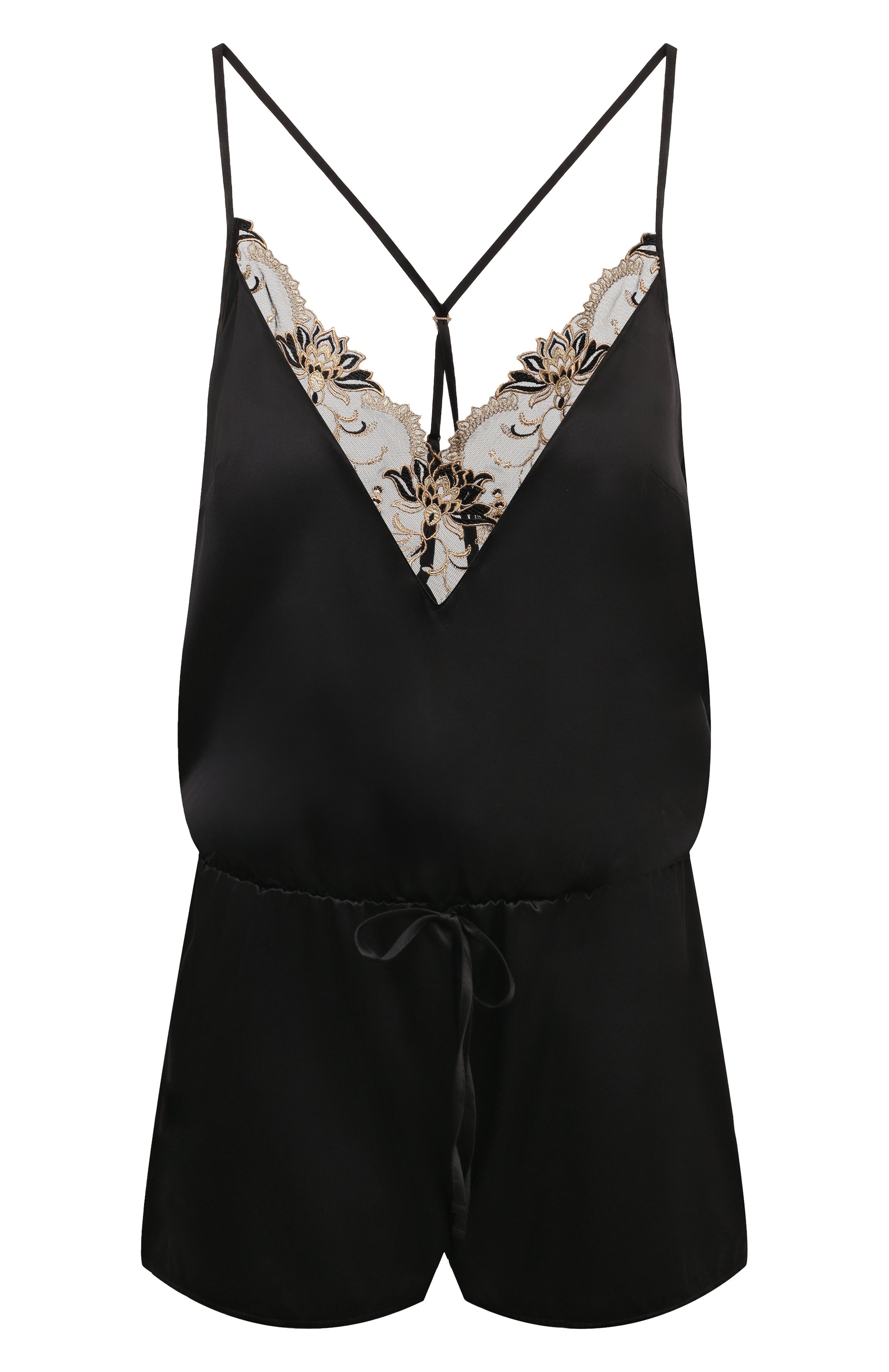 Шелковый комбинезон LISE CHARMEL черного цвета по цене 34540 руб., арт. ALJ3830, фото 1 Шелковый комбинезон LISE CHARMEL, арт. ALJ3830, фото 1