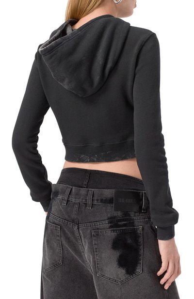 Хлопковое худи DIESEL, арт. A14492/0IPAC, фото 4