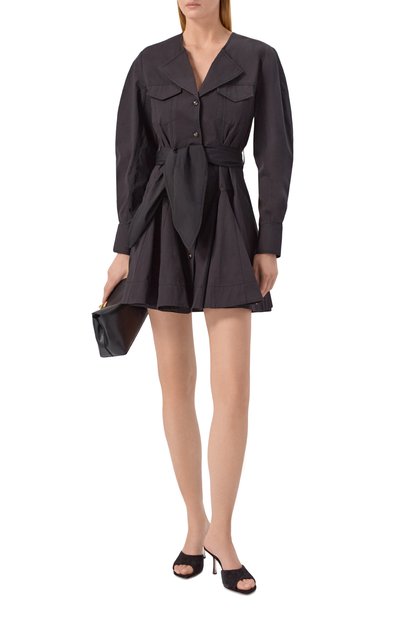 Хлопковое платье GANNI, арт. A1030479, фото 2