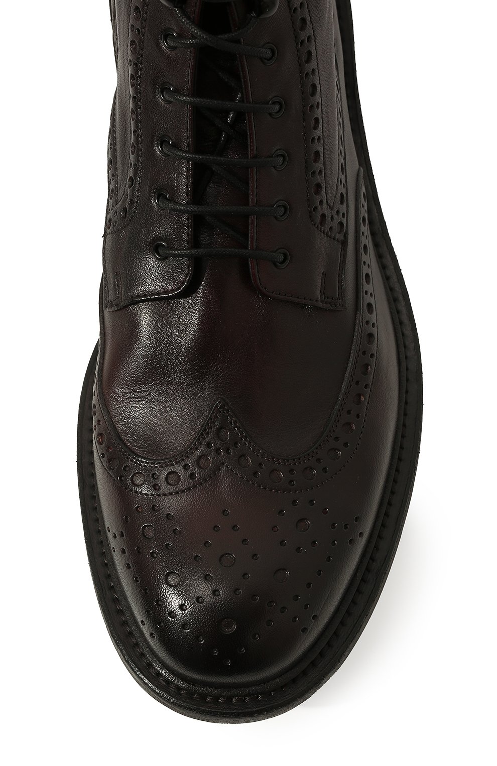 Кожаные ботинки PANTANETTI бордового цвета по цене 54450 руб., арт. 15831E/SHIVER, фото 6 Кожаные ботинки PANTANETTI, арт. 15831E/SHIVER, фото 6