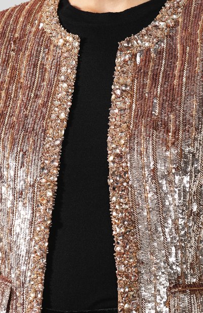 Жакет прямого кроя с пайетками ZUHAIR MURAD, арт. JKF19013/FWTU001, фото 5