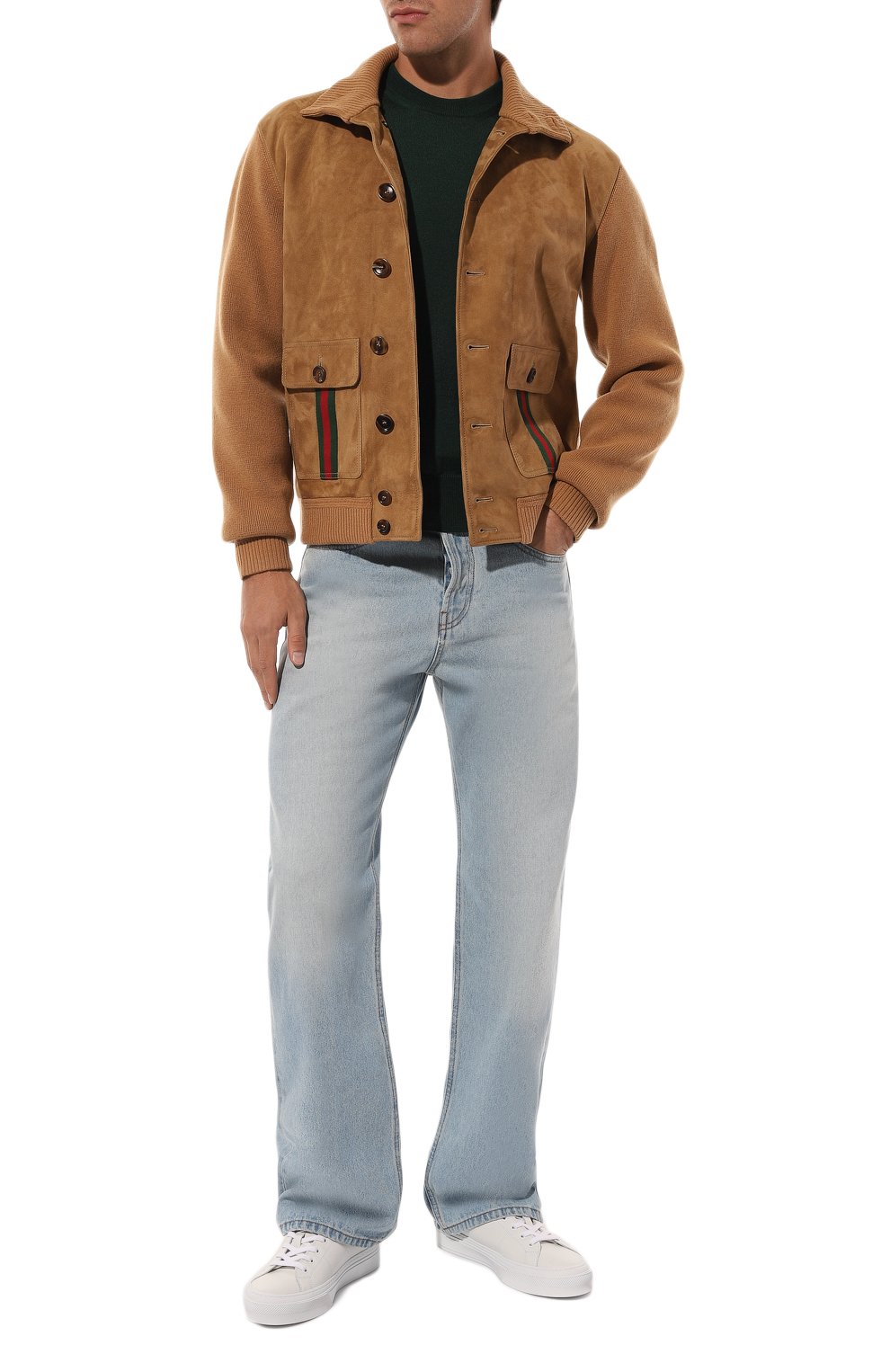 Комбинированный бомбер GUCCI, арт. 764343/XKD04, фото 2