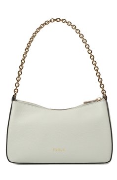 Ж�енская сумка furla primula FURLA светло-зеленого цвета, арт. WB00903/BX2972 | Фото 6 (Материал: Натуральная кожа; Материал сплава: Проставлено; Ремень/цепочка: На ремешке; Драгоценные камни: Проставлено; Размер: small)