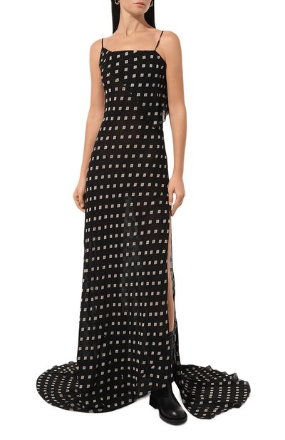 Платье из вискозы ANN DEMEULEMEESTER, арт. 2402-W-DR25-FA540-D0092, фото 3