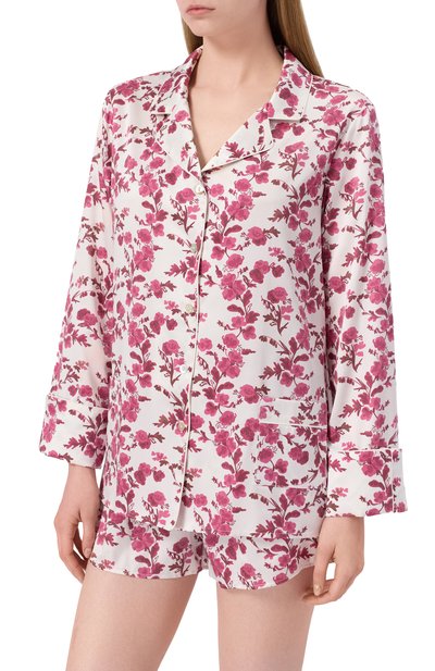 Шелковая рубашка PRIMROSE розового цвета по цене 25900 руб., арт. 8W.500R.RS001, фото 3 Шелковая рубашка PRIMROSE, арт. 8W.500R.RS001, фото 3