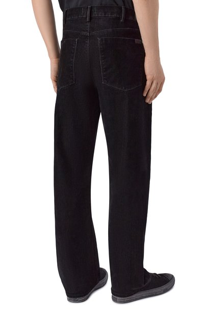 Джинсы modern straight 7 FOR ALL MANKIND черного цвета по цене 37050 руб., арт. 7TD80F22-1W0, фото 4 Джинсы modern straight 7 FOR ALL MANKIND, арт. 7TD80F22-1W0, фото 4