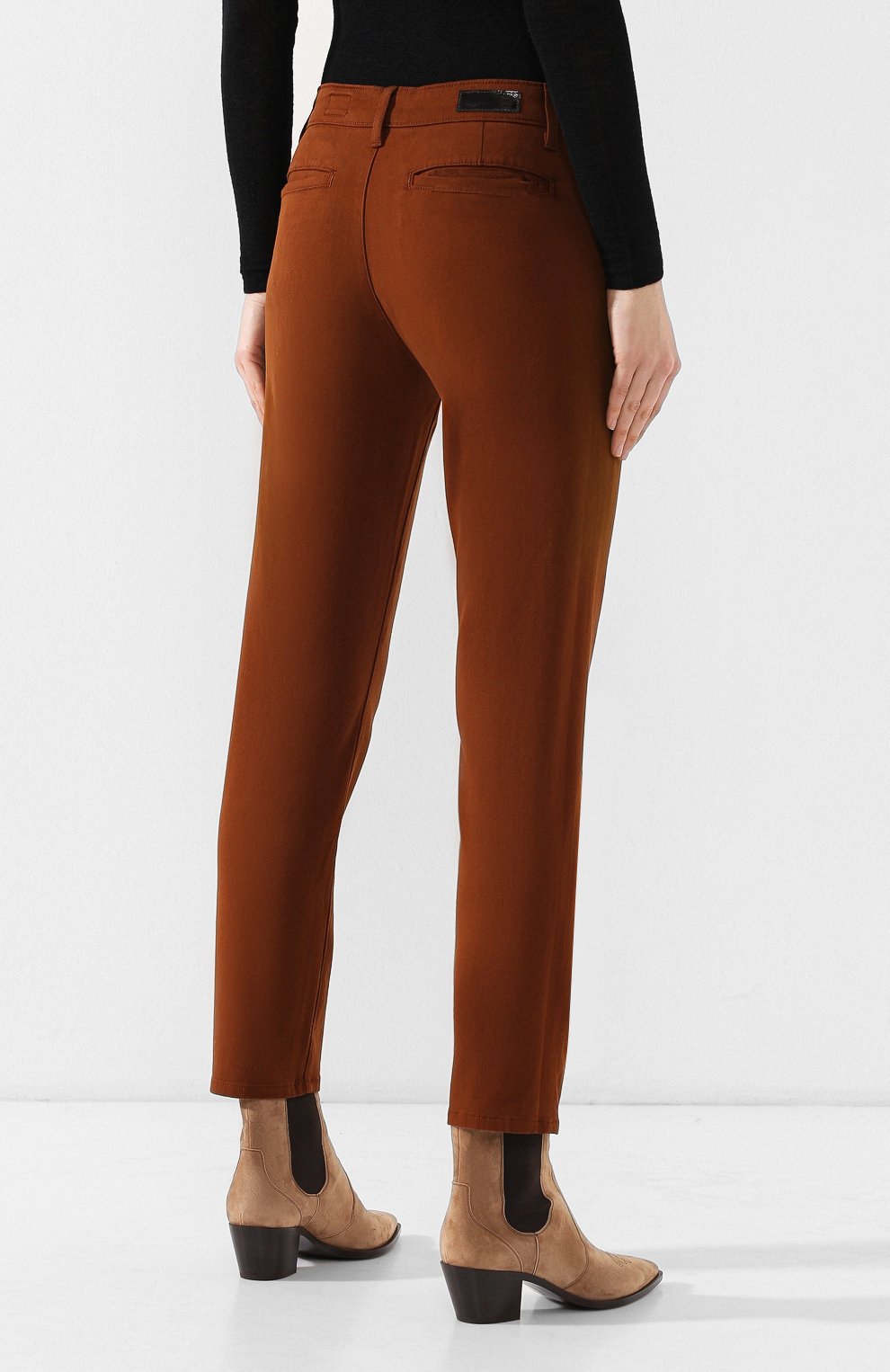 Брюки прямого кроя AG ADRIANO GOLDSCHMIED, арт. SBW1613/C0GN, фото 4