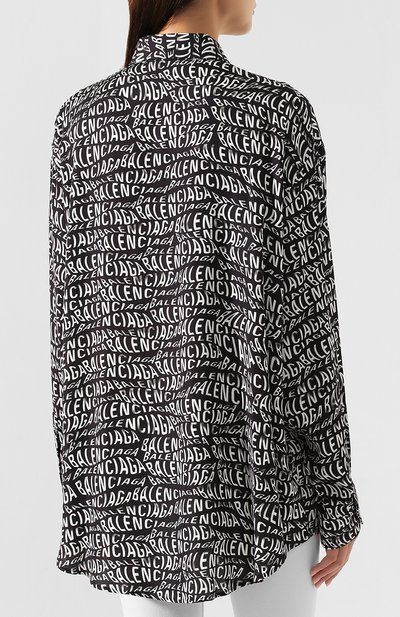 Рубашка из вискозы BALENCIAGA, арт. 583534/TFL23, фото 4