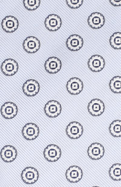 Шелковый галстук LUIGI BORRELLI голубого цвета по цене 18900 руб., арт. LC80-B/TT9079, фото 3 Шелковый галстук LUIGI BORRELLI, арт. LC80-B/TT9079, фото 3