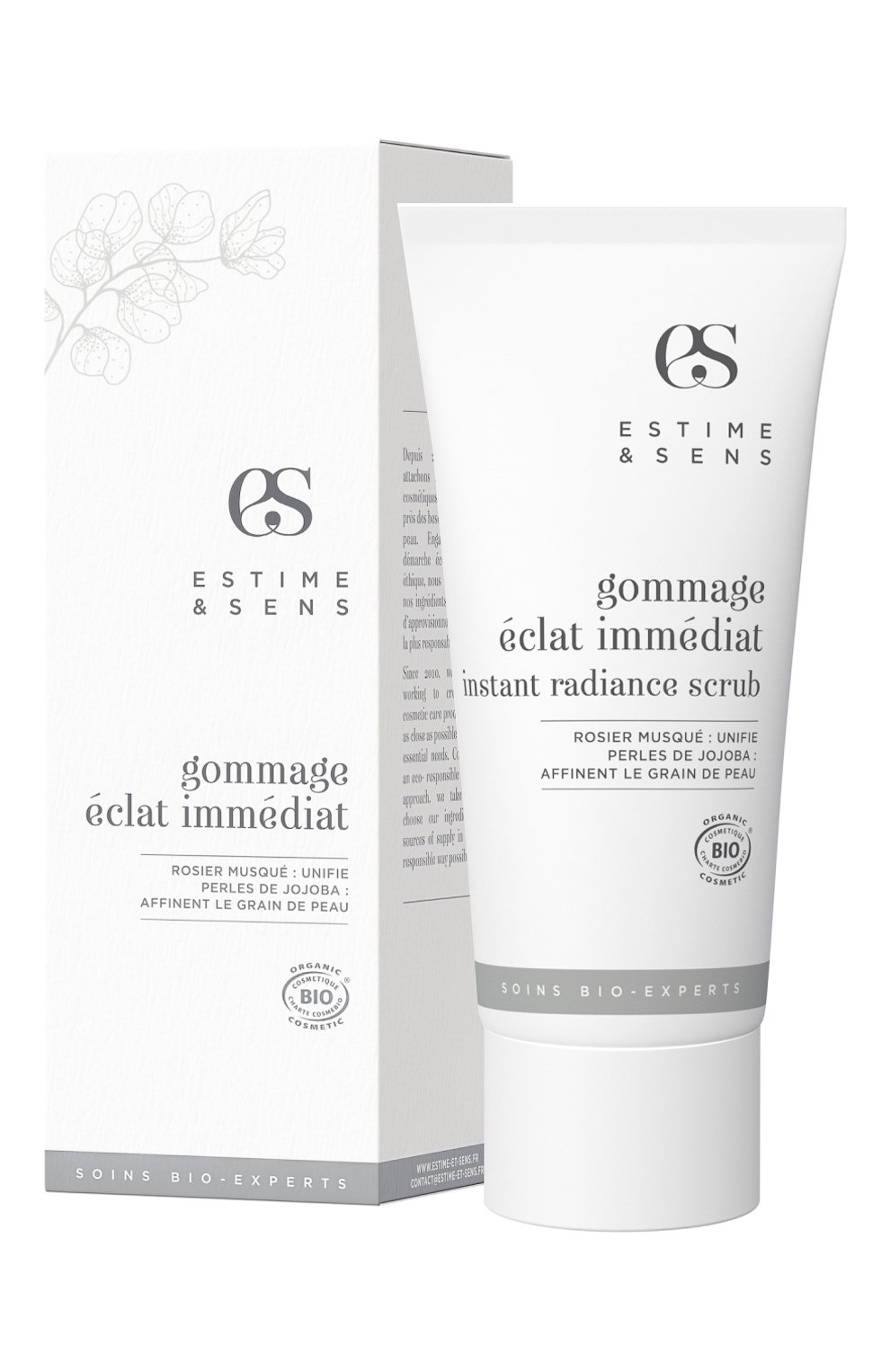 Скраб с мускатной розой и жожоба gommage eclat immediat (50ml) ESTIME&SENS, арт. 3760119694954, фото 2