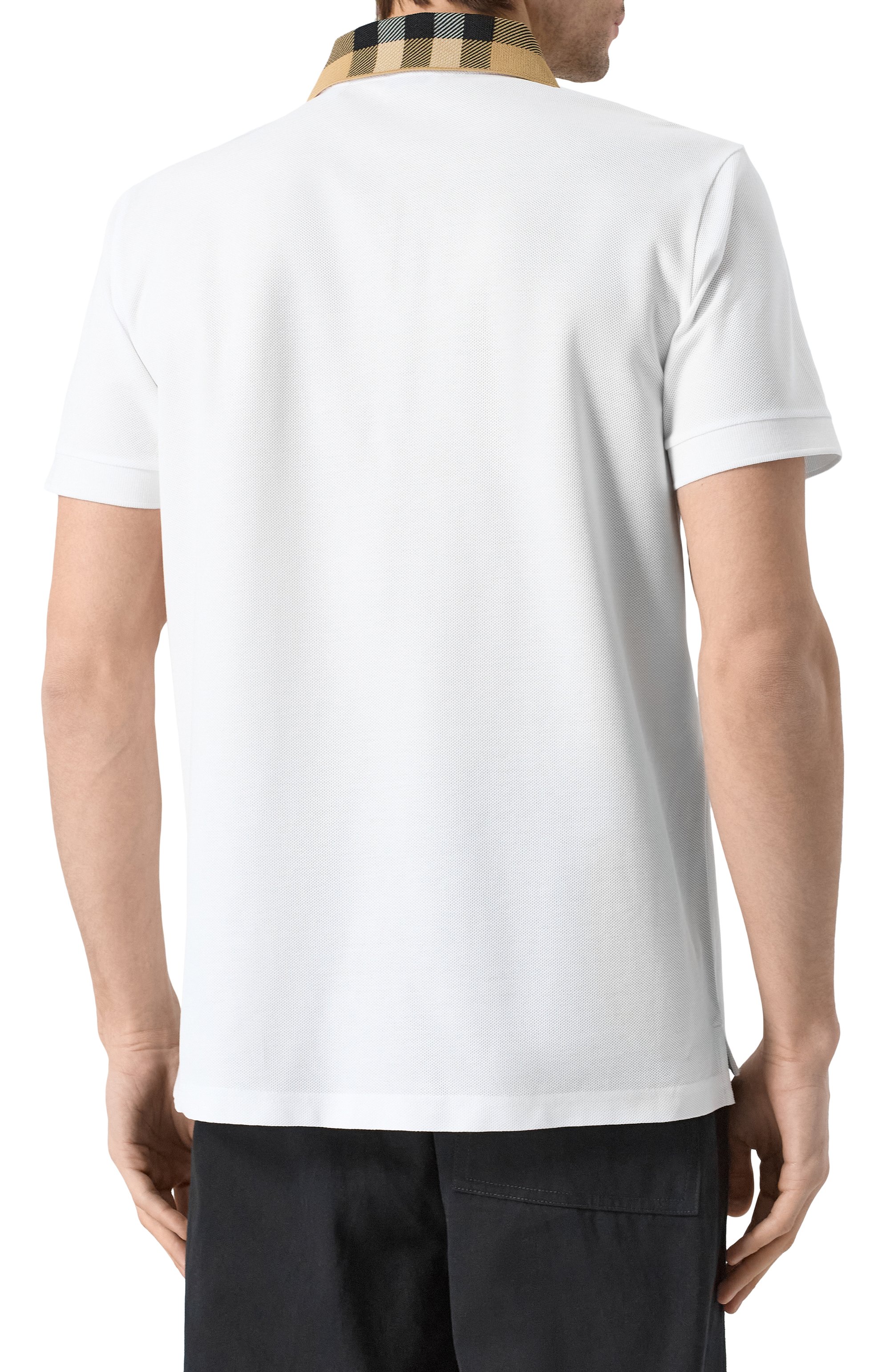 Хлопковое поло BURBERRY, арт. 8071621, фото 4