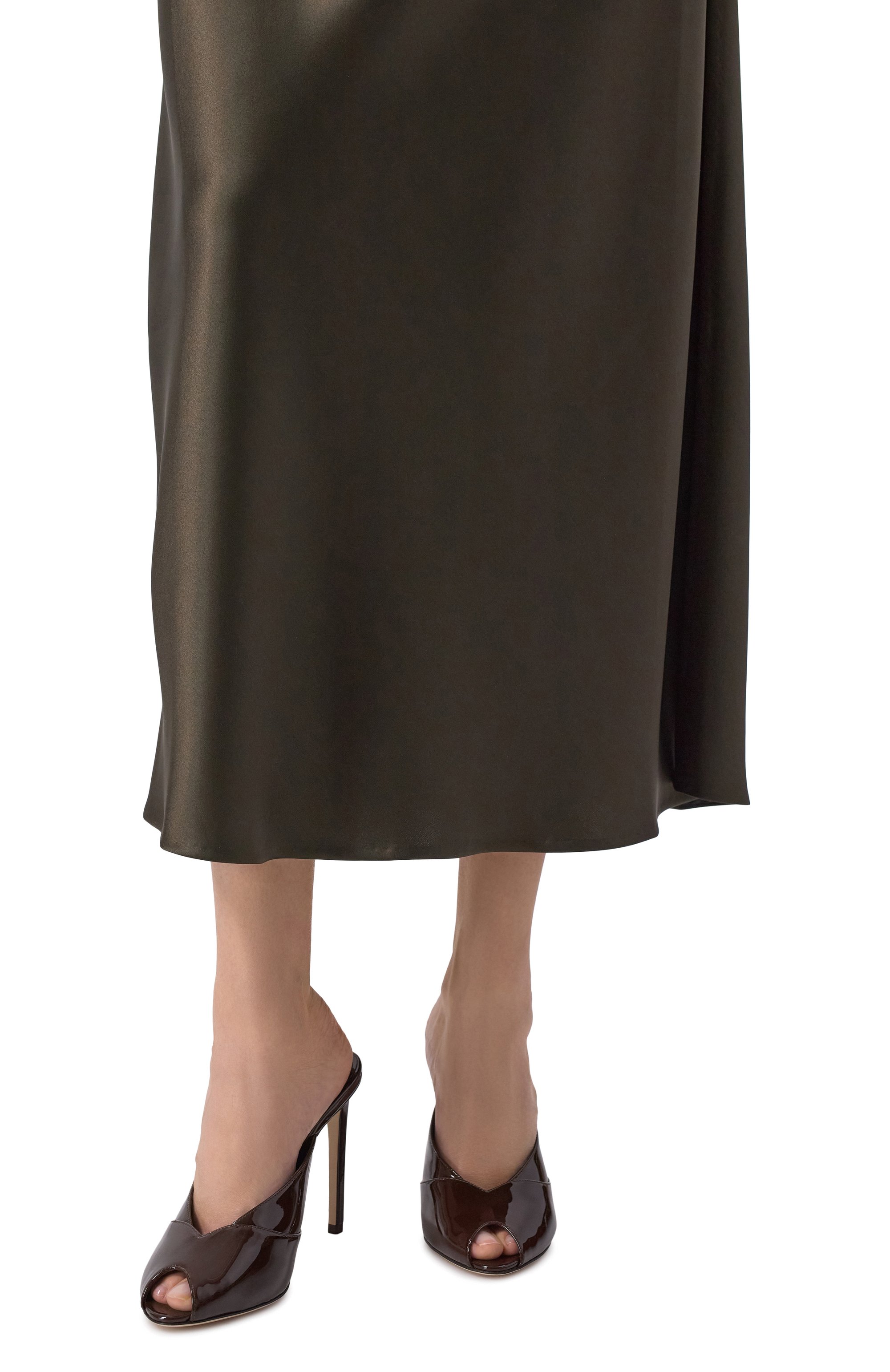 Кожаные мюли brigitte 100 JIMMY CHOO, арт. BRIGITTEMULE100SAT, фото 2