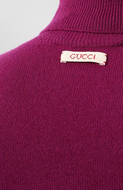 Водолазка из смеси шерсти и кашемира GUCCI, арт. 585489/XKAXX, фото 5
