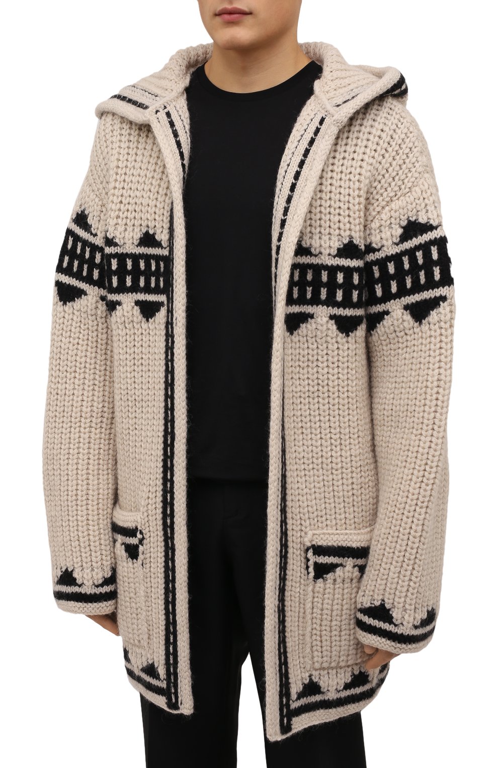 Шерстяной кардиган SAINT LAURENT, арт. 668565/Y75EV, фото 3