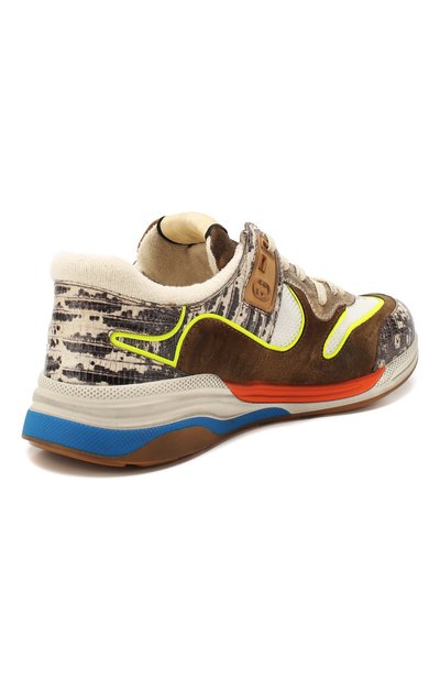 Комбинированные кроссовки ultrapace GUCCI, арт. 592345/1LH10, фото 4