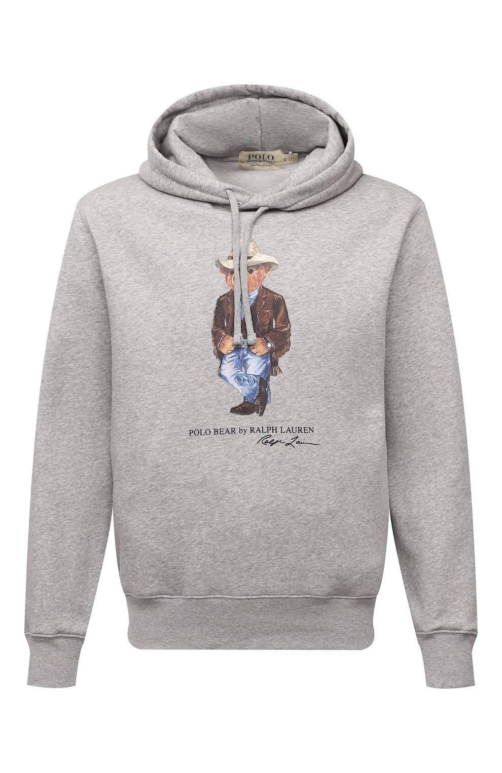Худи POLO RALPH LAUREN серого цвета по цене 24450 руб., арт. 710858027, фото 1 Худи POLO RALPH LAUREN, арт. 710858027, фото 1