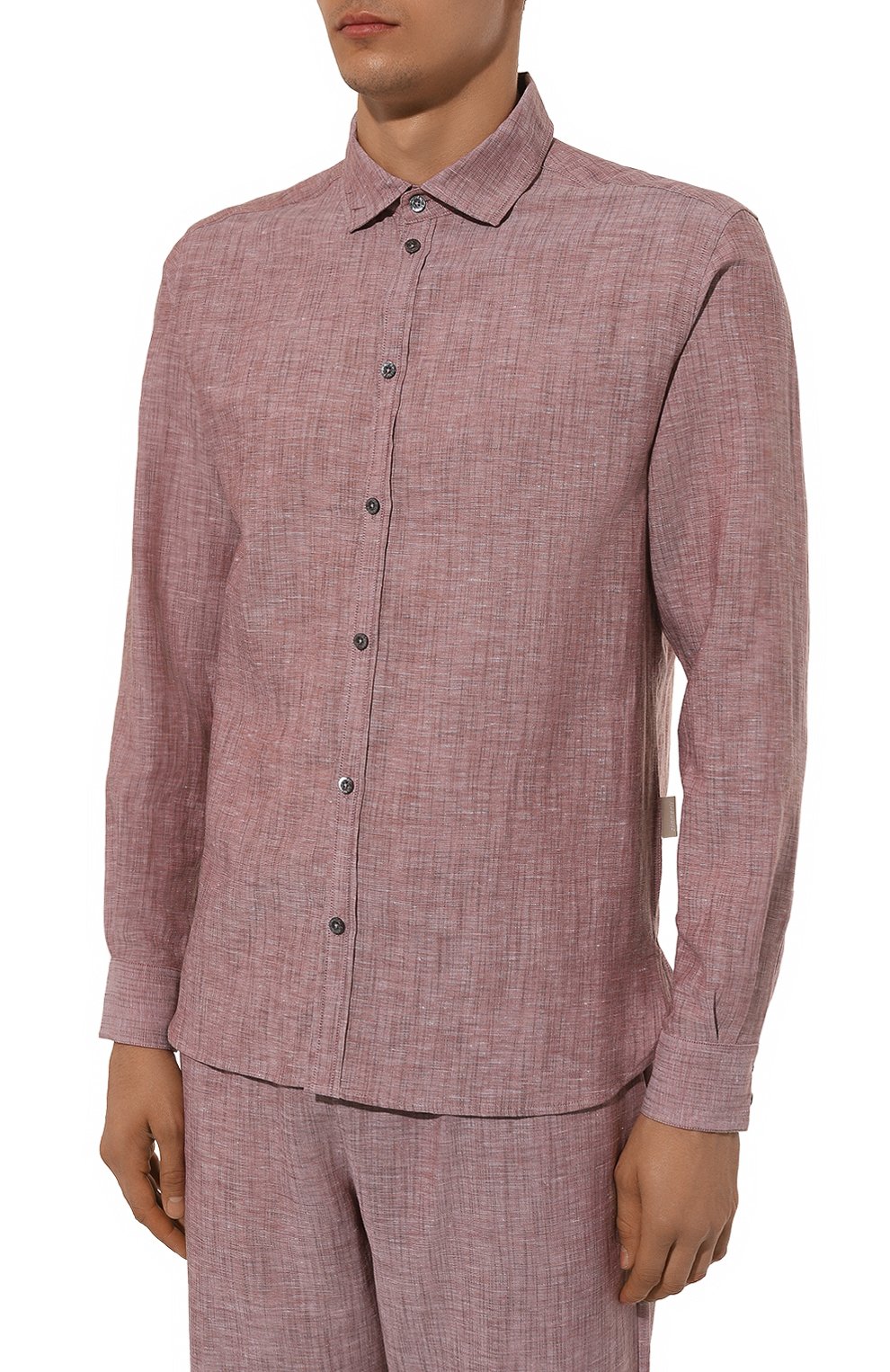 Рубашка изо льна и хлопка ZIMMERLI, арт. 4697-23200, фото 3