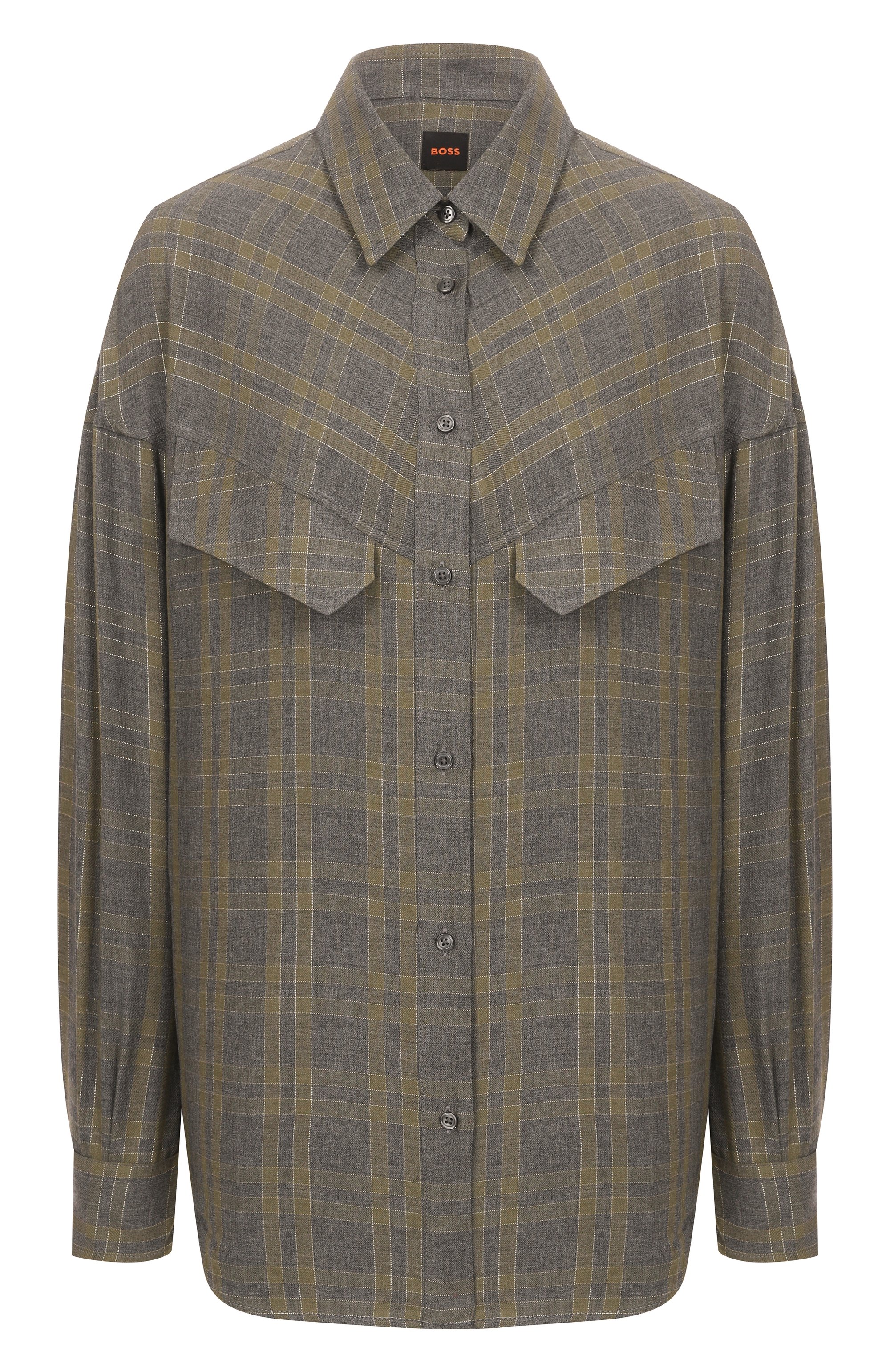 Рубашка из вискозы BOSS ORANGE, арт. 50548656, фото 1