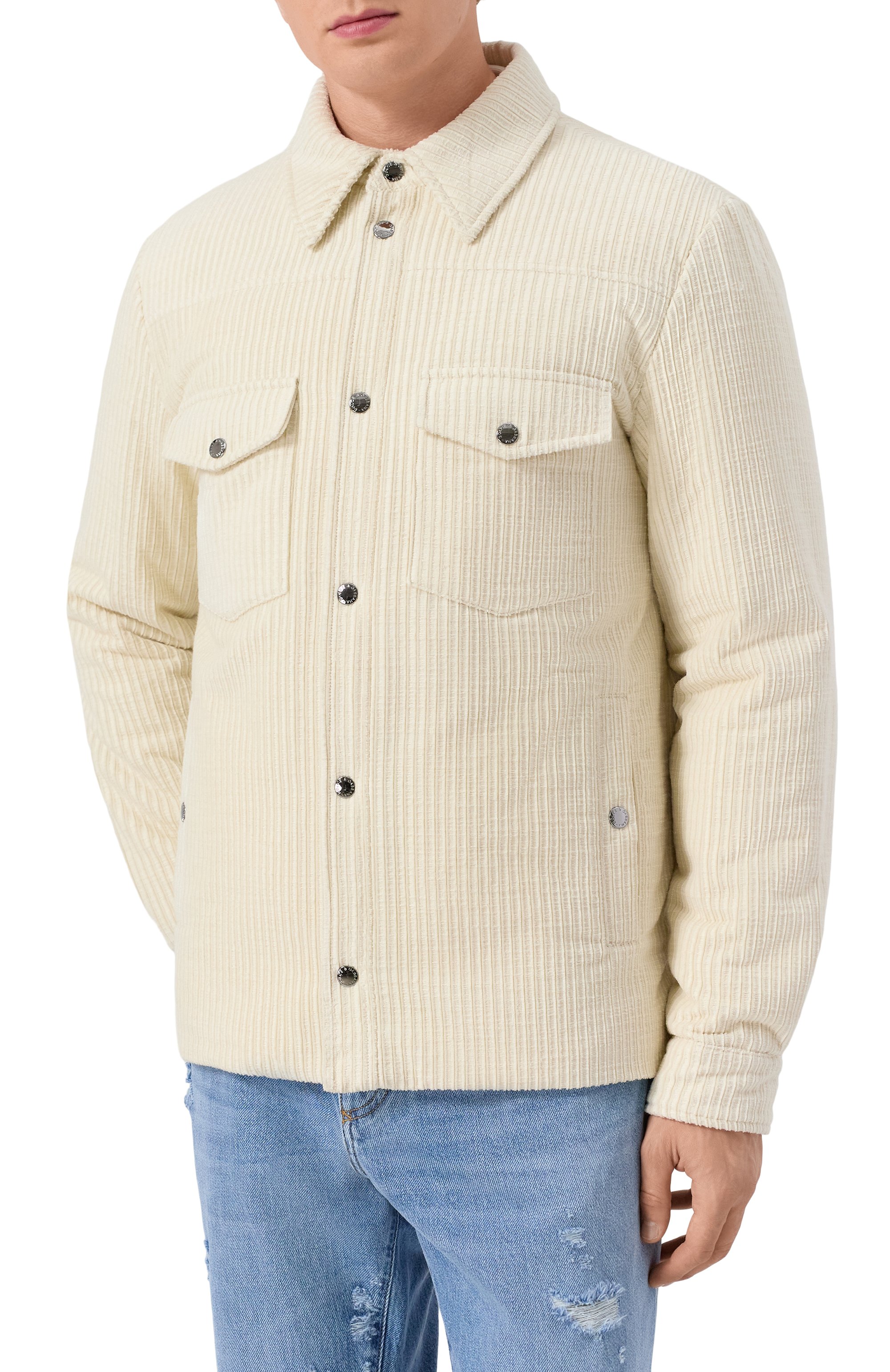 Хлопковая куртк�а-рубашка DOLCE & GABBANA, арт. G9BRET/FUVLK, фото 3