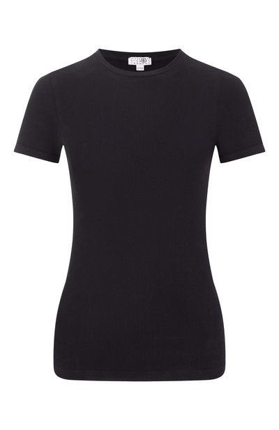 Женская хлопковая футболка MM6, арт. MKMU40010