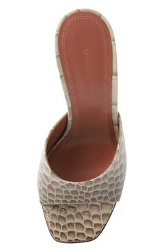 Кожаные мюли lupita 95 AMINA MUADDI, арт. LUPITA WEDGE 95, фото 4