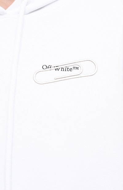 Хлопковое худи OFF-WHITE, арт. 0WBB016E20FLE0010110, фото 5