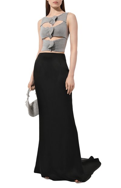 Топ с отделкой стразами GIUSEPPE DI MORABITO, арт. 02SST0245FC 02302, фото 2