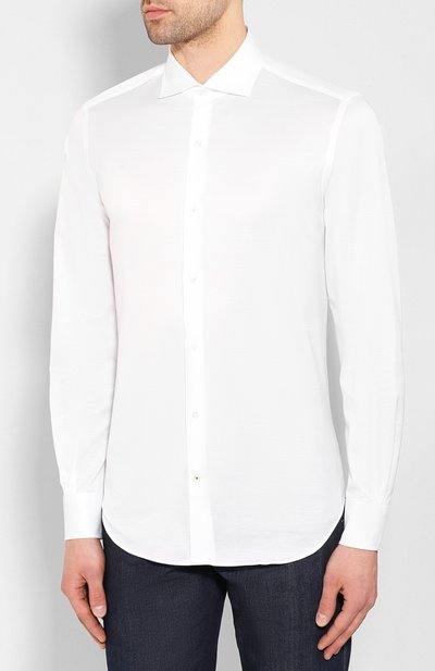 Хлопковая рубашка LORO PIANA, арт. FAG1735, фото 3