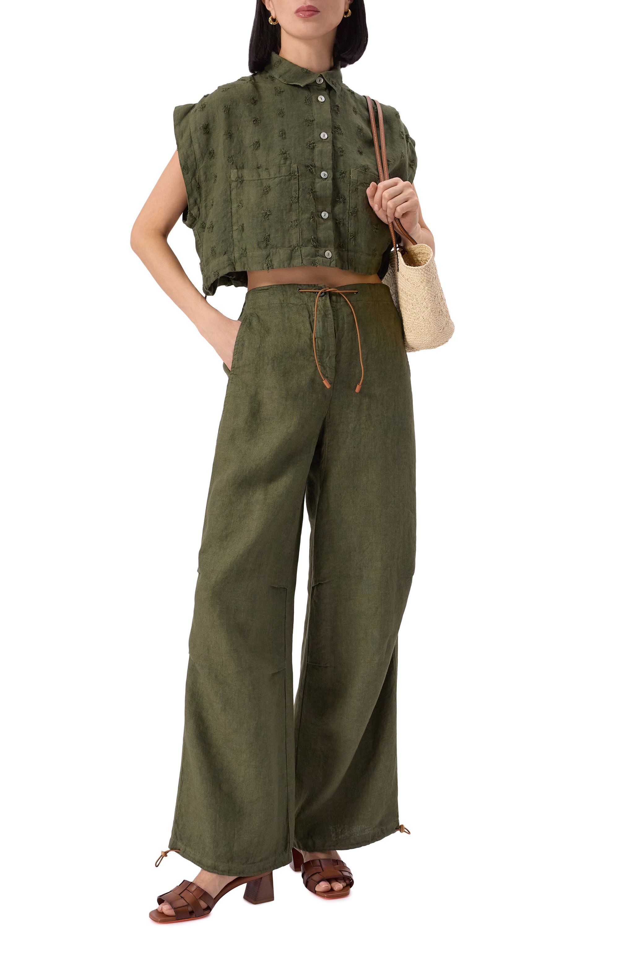 Кожаные мюли SANTONI, арт. WHNG70831HA3TACG, фото 2