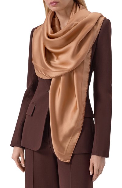 Шелковая шаль SAINT LAURENT, арт. 859915/3Y039, фото 2