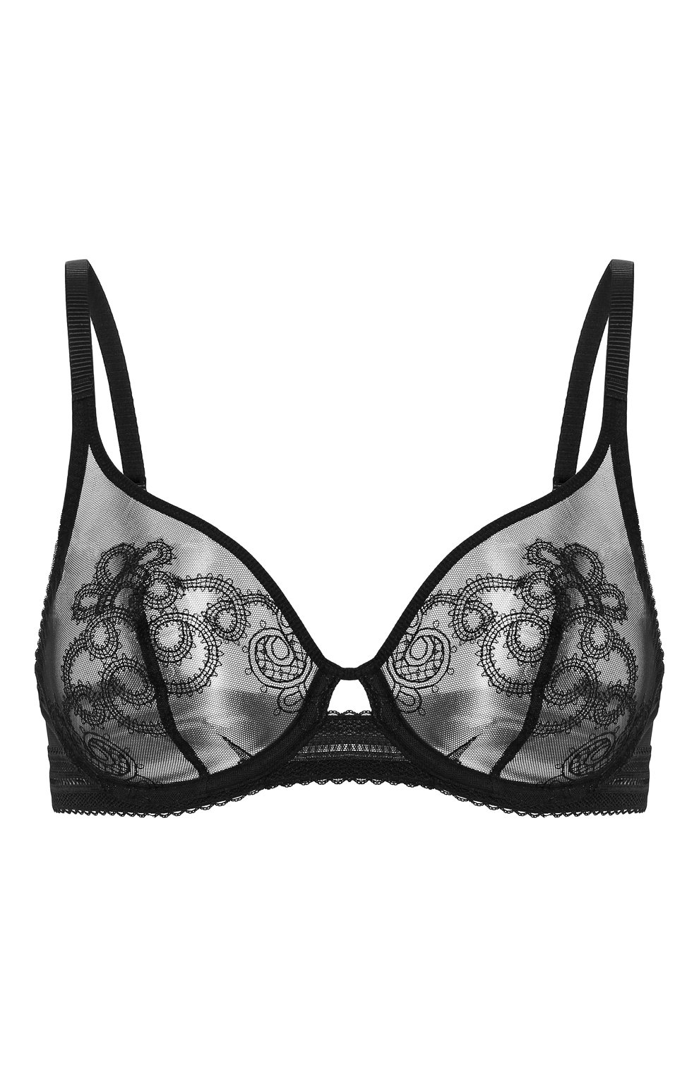 Кружевной бюстгальтер SIMONE PERELE черного цвета по цене 10670 руб., арт. 14G319, фото 1 Кружевной бюстгальтер SIMONE PERELE, арт. 14G319, фото 1