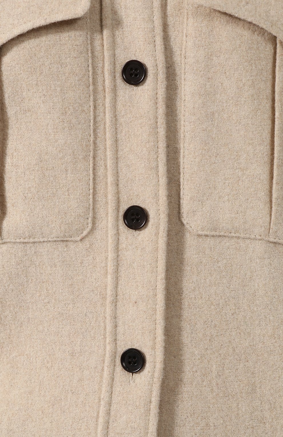 Шерстяная рубашка ISABEL MARANT ETOILE бежевого цвета по цене 29550 руб., арт. CH0506-19A027E/FL0RRIE, фото 5 Шерстяная рубашка ISABEL MARANT ETOILE, арт. CH0506-19A027E/FL0RRIE, фото 5