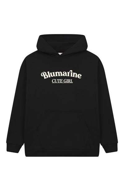 Хлопковое худи BLUMARINE, арт. BFFE0050/FF007/14-16A